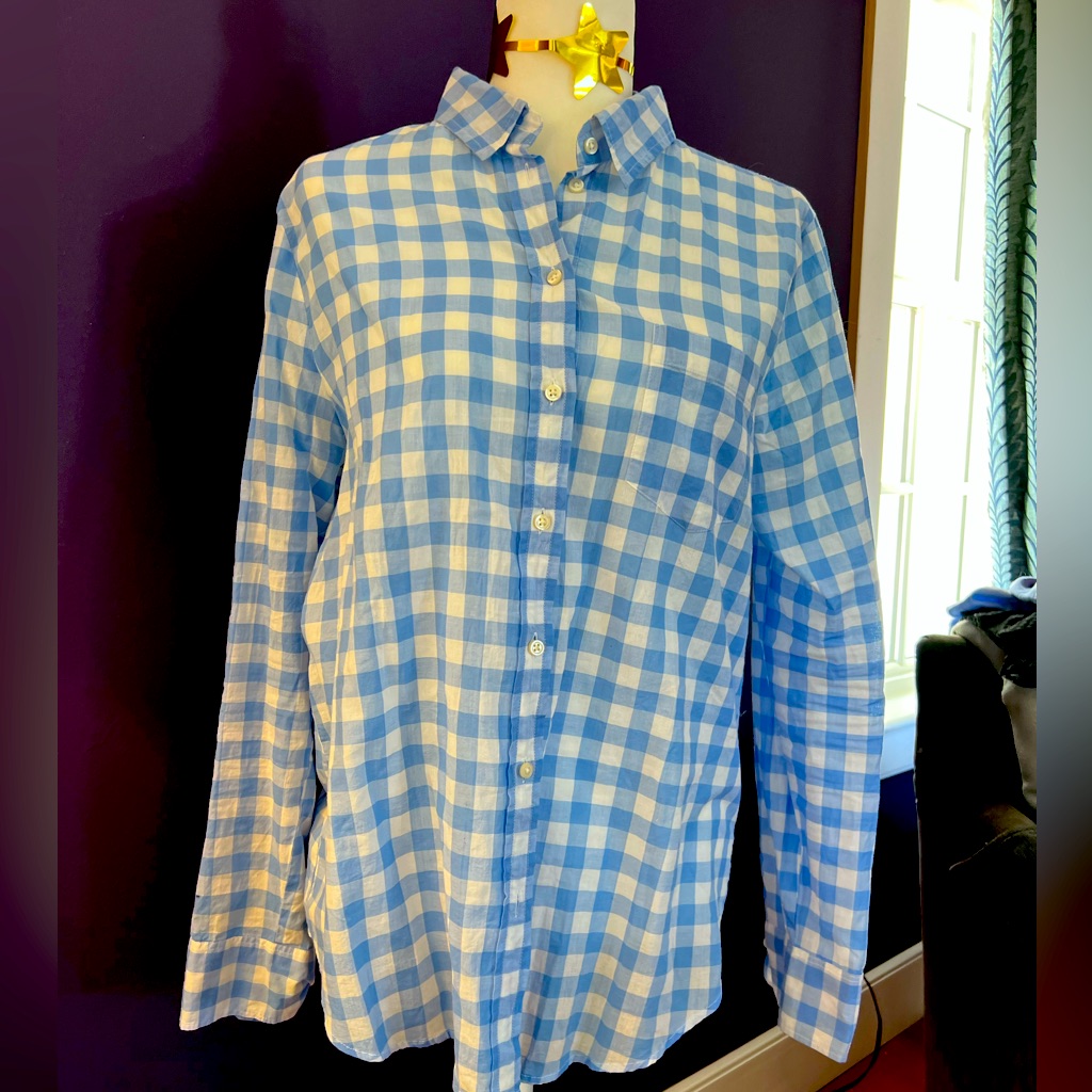 Fun Gingham Button Down